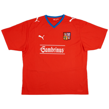 2008-09 Czech Republic Basic Home Shirt - 9/10 - (XXL)