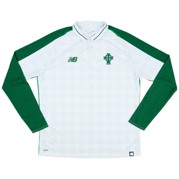 2018-19 Celtic Away L/S Shirt - 7/10 - (L)