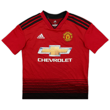 2018-19 Manchester United Home Shirt - 9/10 - (S.Boys)
