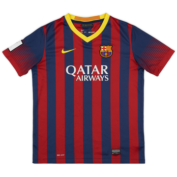 2013-14 Barcelona Home Shirt - 6/10 - (XL.Boys)