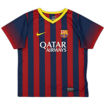 2013-14 Barcelona Home Shirt - 9/10 - (6-7 Years)