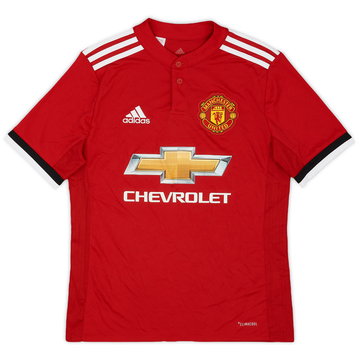 2017-18 Manchester United Home Shirt - 8/10 - (L.Boys)