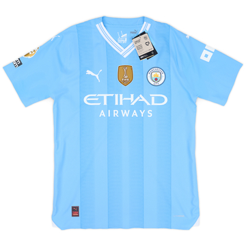 2023-24 Manchester City Player Issue Home Shirt