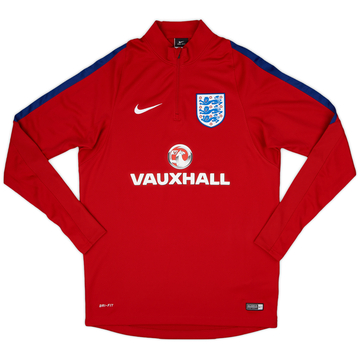 2016-17 England Nike 1/4 Zip Drill Top - 10/10 - (L)