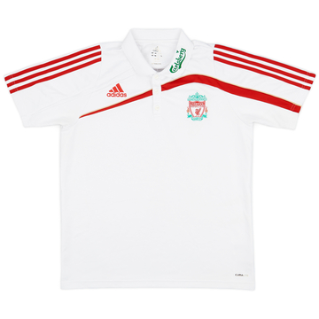 2009-10 Liverpool adidas Polo Shirt - 8/10 - (L)