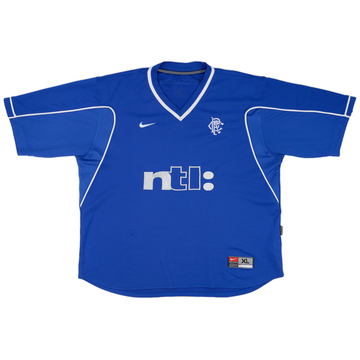 1999-01 Rangers Home Shirt - 5/10 - (XL)