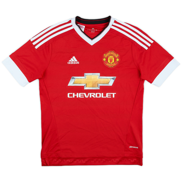 2015-16 Manchester United Home Shirt - 7/10 - (XL.Boys)