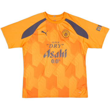 2023-24 Manchester City Player Issue Pre-Match Shirt #9 (Haaland) - As New - (XL)