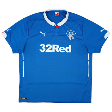 2014-15 Rangers Home Shirt - 8/10 - (XXL)