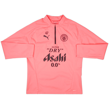 2023-24 Manchester City Player Issue 1/4 Zip Rain Top #47 (Foden) - As New - (M)