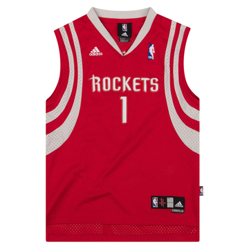 2006-10 Houston Rockets McGrady #1 adidas Swingman Jersey (Away) Y