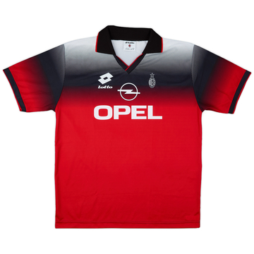 1996-97 AC Milan Lotto Training Shirt - 8/10 - (XXL)