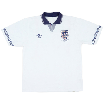 1990-92 England Home Shirt - 6/10 - (L)