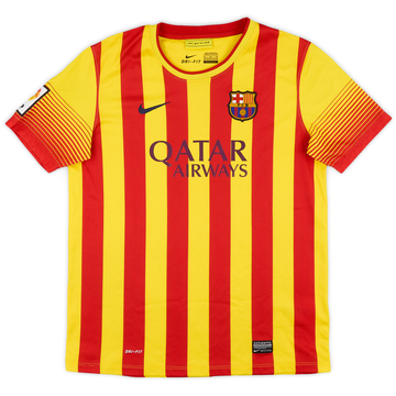 2013-15 Barcelona Away Shirt - 7/10 - (XL.Boys)