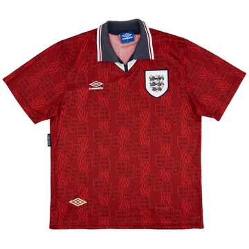 1993-95 England Away Shirt - 7/10 - (XL)