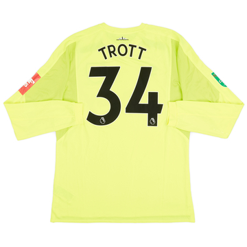 2017-18 West Ham Match Issue Carabao Cup GK Shirt Trott #34
