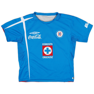 2006-08 Cruz Azul Home Shirt - 8/10 - (XL.Boys)