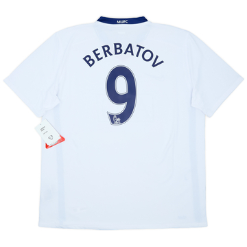 2008-10 Manchester United Away Shirt Berbatov #9 (XL)