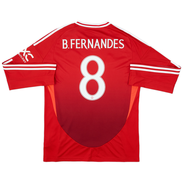 2024-25 Manchester United Home L/S Shirt B.Fernandes #8