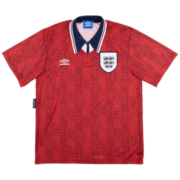 1993-95 England Away Shirt - 9/10 - (L)