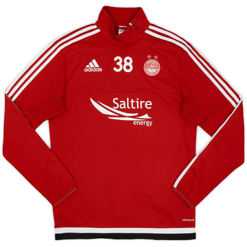 2015-16 Aberdeen Player Issue adidas 1/4 Zip Training Top #38 - 8/10 - (S)