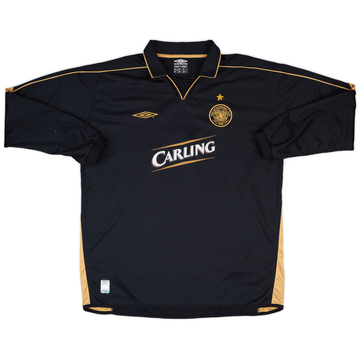 2003-04 Celtic Match Issue Away L/S Shirt #2