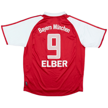 2003-04 Bayern Munich Home Shirt Elber #9 - 7/10 - (XL.Boys)