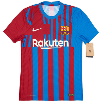 2021-22 Barcelona Authentic Home Shirt (S)