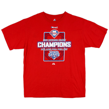 2009 Philadelphia Phillies National League Champions Majestic Tee - 6/10 - (XL)