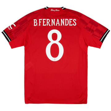 2025-26 Manchester United Authentic Home Shirt B.Fernandes #8