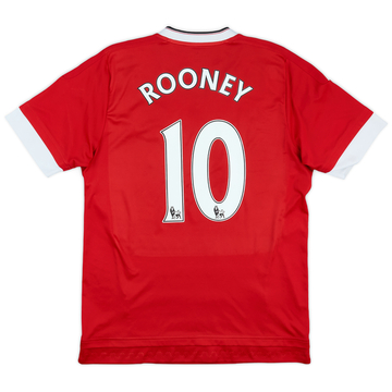 2015-16 Manchester United Home Shirt Rooney #10 - 6/10 - (M)