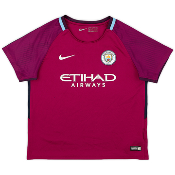 2017-18 Manchester City Away Shirt - 7/10 - (6-7 Years)