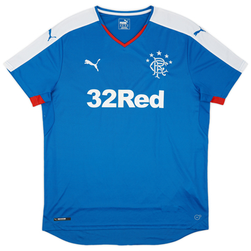 2015-16 Rangers Home Shirt - 9/10 - (XL)