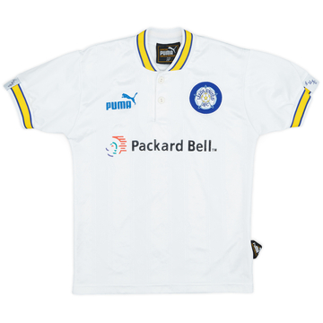 1996-98 Leeds United Home Shirt - 7/10 - (S.Boys)