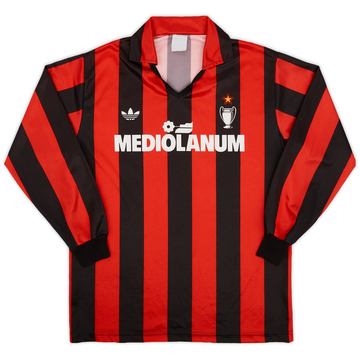1990-91 AC Milan Basic Home L/S Shirt - 6/10 - (M)