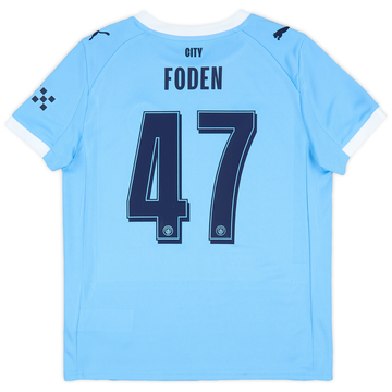 2025-26 Manchester City Home Shirt Foden #47 (KIDS)