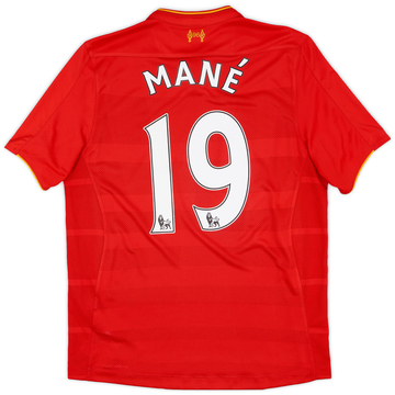 2016-17 Liverpool Home Shirt Mane #19 - 9/10 - (S)