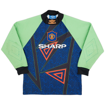 1994-96 Manchester United GK Shirt - 7/10 - (L.Boys)