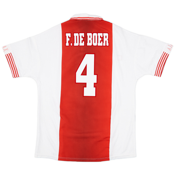 1997-98 Ajax Home Shirt F.De Boer #4 (L)