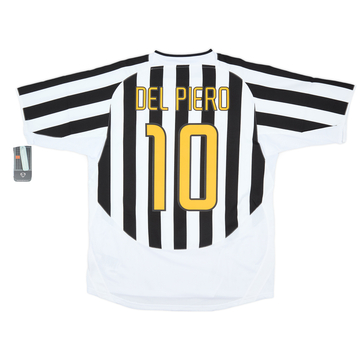 2003-04 Juventus Home Shirt Del Piero #10 (XL)