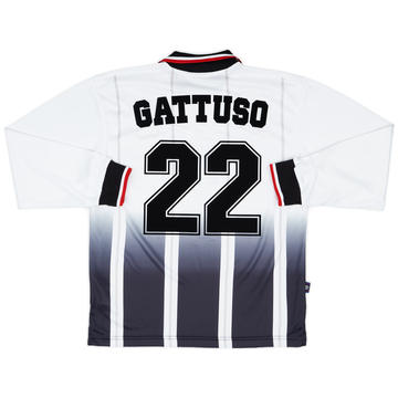 1997-99 Rangers Player Issue Away L/S Shirt Gattuso #22 - 9/10 - (S)