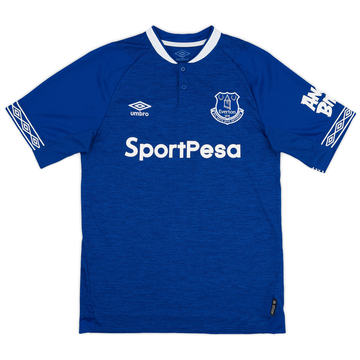 2018-19 Everton Home Shirt #18 - 9/10 - (M)