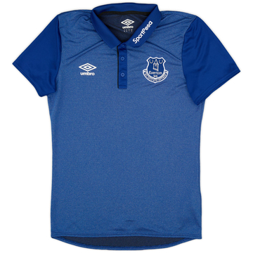 2017-18 Everton Umbro Polo Shirt - 9/10 - (M)