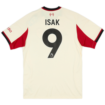2025-26 Liverpool Away Shirt Isak #9