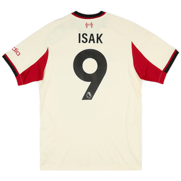 2025-26 Liverpool Away Shirt Isak #9