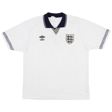 1990-92 England Home Shirt - 9/10 - (L)