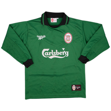1996-97 Liverpool GK Shirt - 7/10 - (Y)