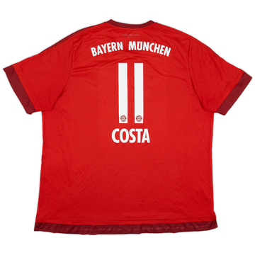 2015-16 Bayern Munich Home Shirt Costa #11 - 7/10 - (3XL)