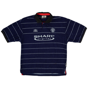 1999-00 Manchester United Away Shirt - 6/10 - (L.Boys)