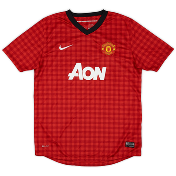 2012-13 Manchester United Home Shirt - 8/10 - (XL.Boys)